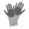 Gants de nettoyage en silicone pour sols de toilettage pour animaux de compagnie